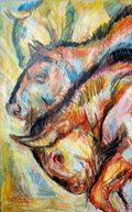 Zeichnung<br/>
Zeichnung Buntstifte, aquarelliert<br/>
280 €<br/>