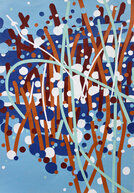 Computergrafik<br/>
Typografie<br/>
50 x 35 cm, farbiges Papier auf Papier<br/>
320 €<br/>